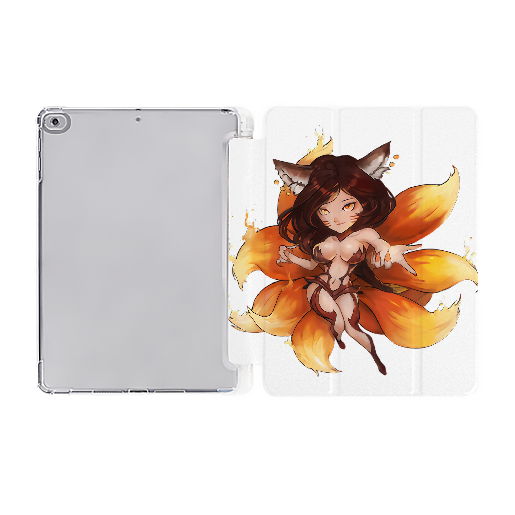 （画像用） リーグ・オブ・レジェンド League of Legends LOL IPad ケース ペン収納付き 三つ折りスタンド PUレザー×シリコン 対応機種9.5/10.5/10.9インチ